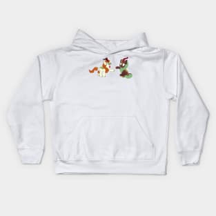 Autumn Blaze mad at Cinder Glow Kids Hoodie